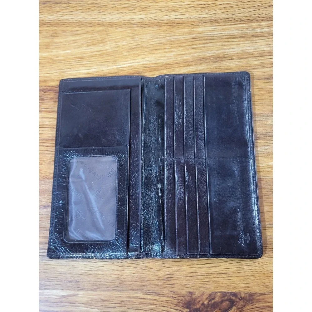 Carlo Amboldi Wallet Dark Brown Leather Bi Fold Wallet